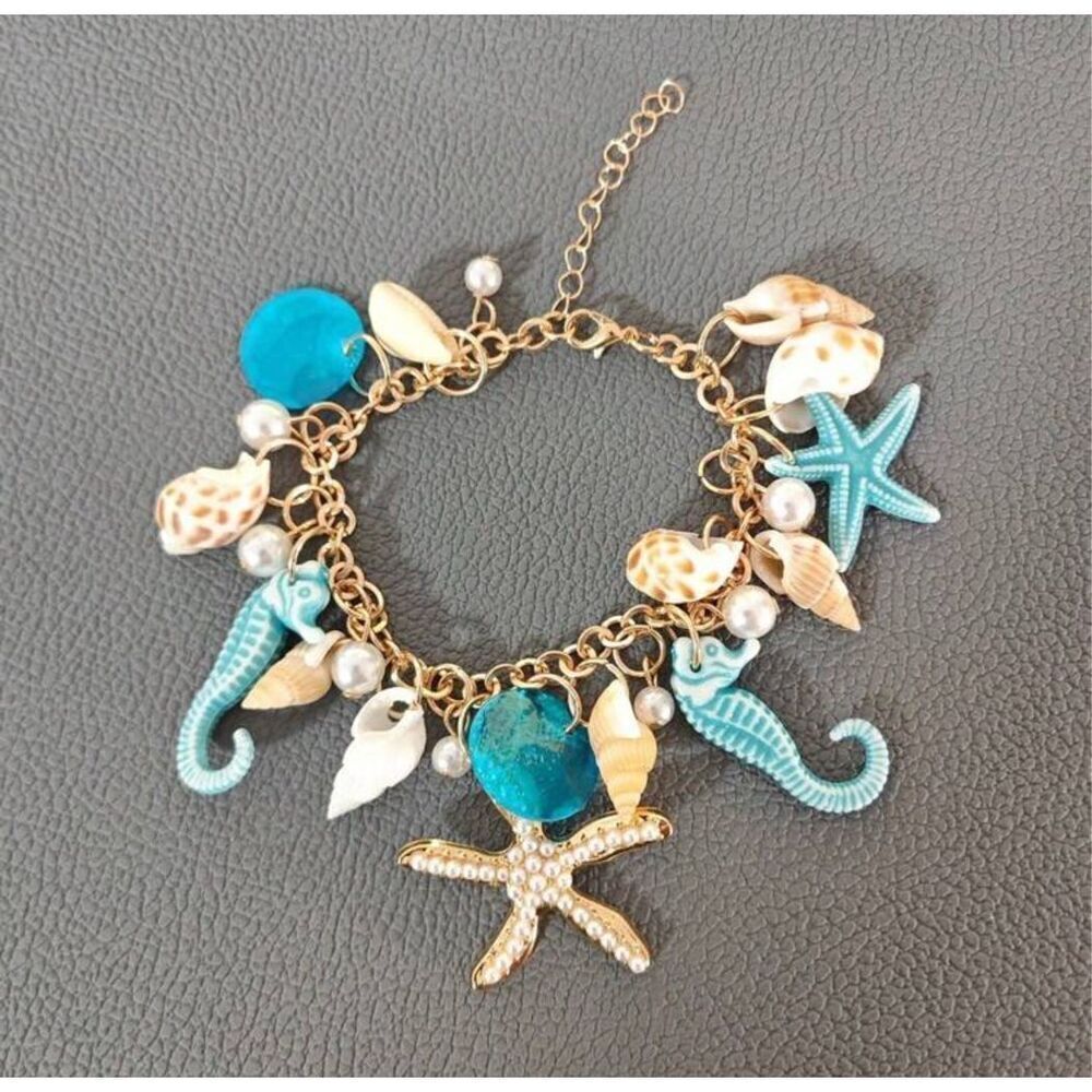 Ocean Inspired Charm Bracelet